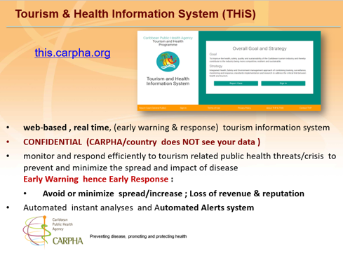 tourism health program