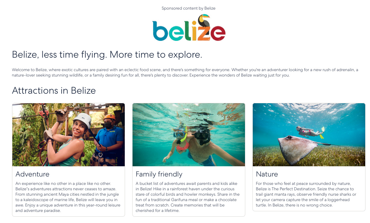 belize tourism logo